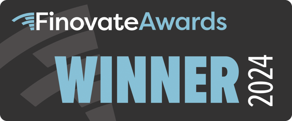 Finovate Awards 2024 Winner badge